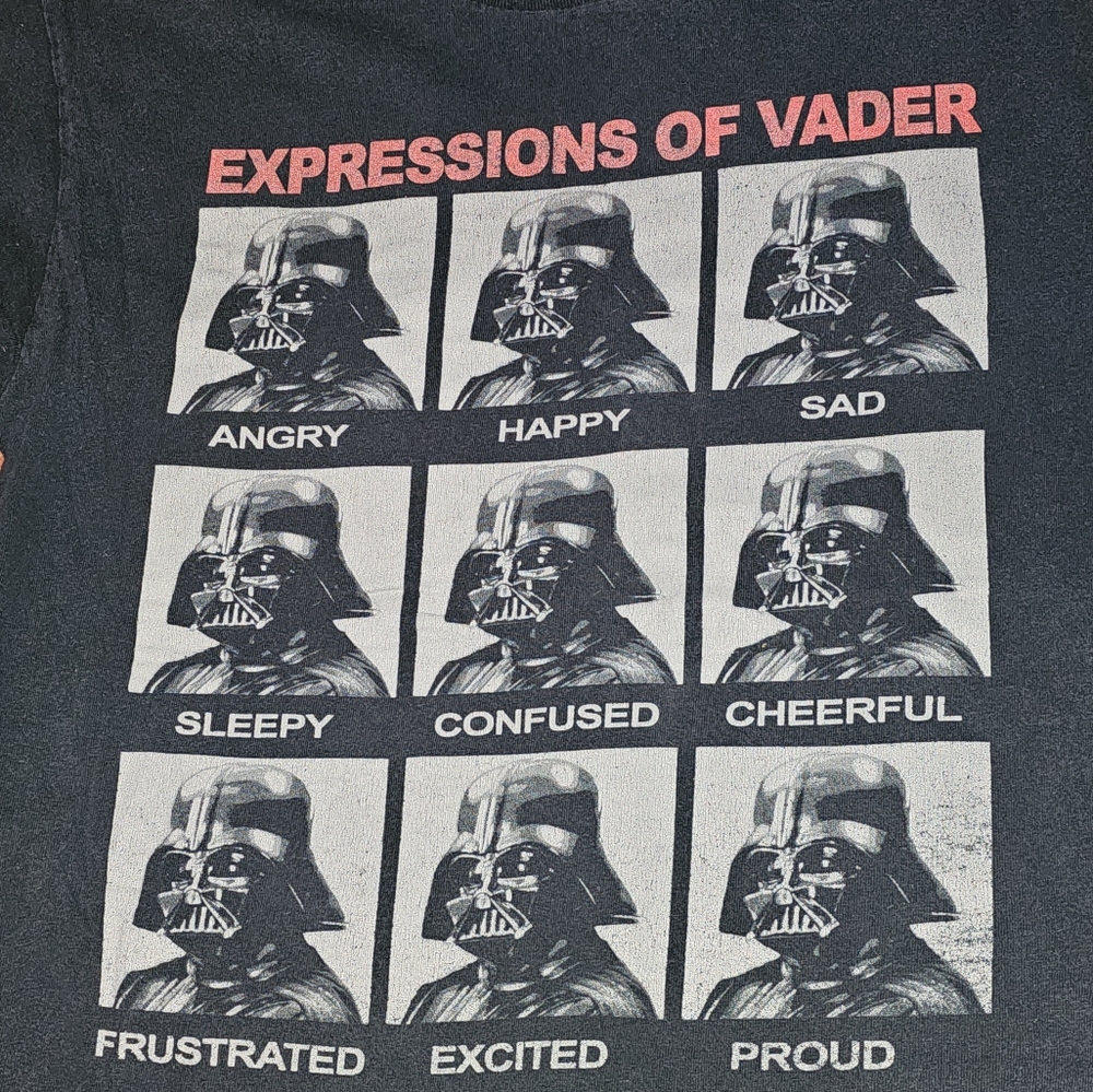 Star Wars Darth Vader black shirt size L